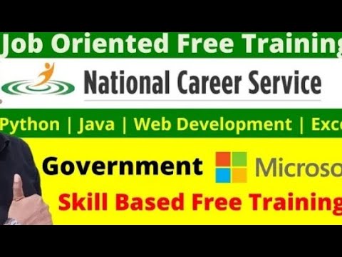 Job Oriented Training NCS & Microsoft | Python | Web Development | Excel | Internship | Certificate