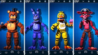 FNAF AR Fixed Withered Animatronics Jumpscare & Workshop Animations