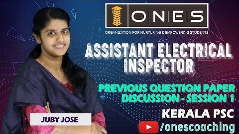 Kerala PSC | Assistant Electrical Inspector | Previous Question Paper Discussion | Session 1