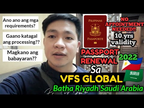 Passport renewal 2022 without APPOINTMENT |VFS GLOBAL|Batha Riyadh Saudi Arabia ??