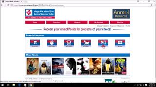 How to redeem anmol rewardz points from Central Bank Of India {ONLINE}