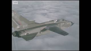First RAF Tornado GR1s in flight (1982)