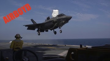 F-35B Flight Operations With GBUs • USS Wasp (LHD-1)