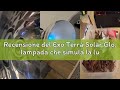 Recensione del Exo Terra Solar Glo, lampada che simula la luce solare, 125W, attacco E27,Weiß