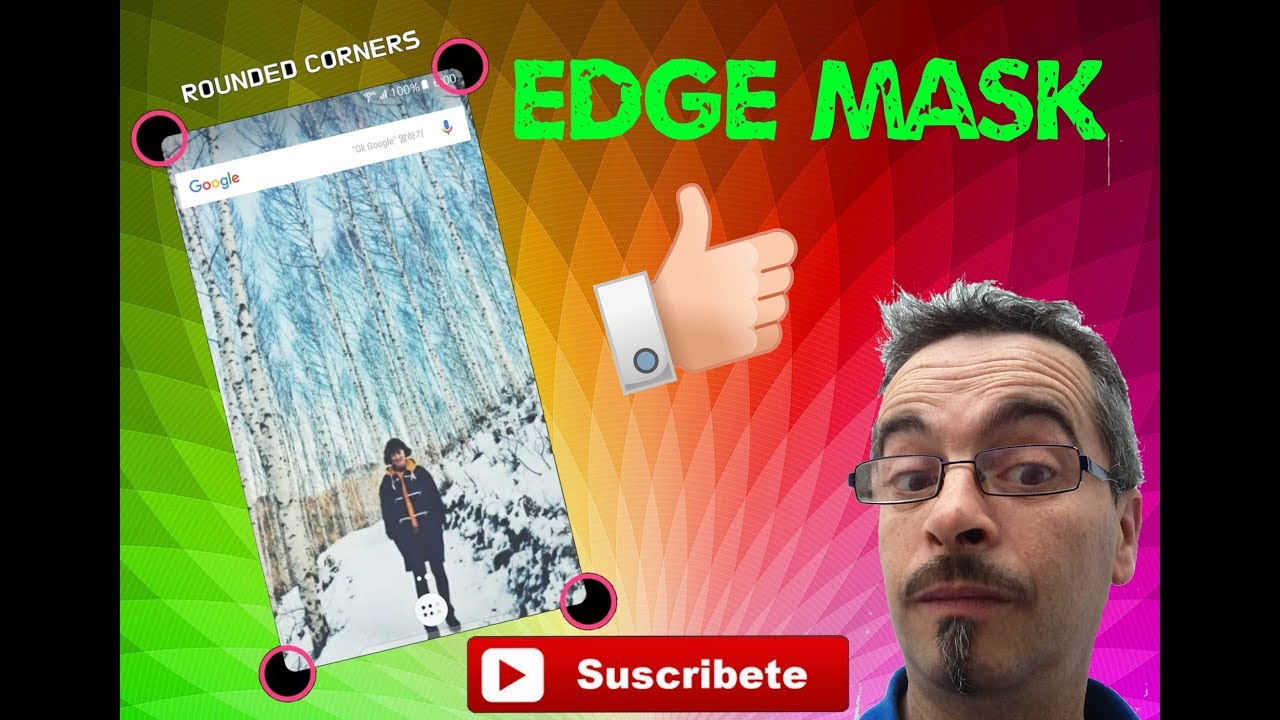 EDGE MASK app review EN ESPAÑOL [ Esquinas redondeadas ] Lightnin ...