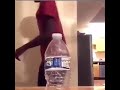 Winner of water bottle cap challenge