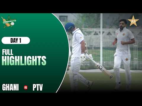 Full Match Highlights | Day 1 | PTV vs Ghani | Abbottabad CS | President Trophy Grade-I | MZK1K