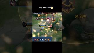 irithel maniac extreme damage build 😱😱#shorts #mlbb #mobilelegends