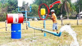 Air pressure plastic bottle with Pvc pip Auto Pump System  Water from deep well no need by Learn for Daily 2,511 views 1 month ago 9 minutes, 32 seconds