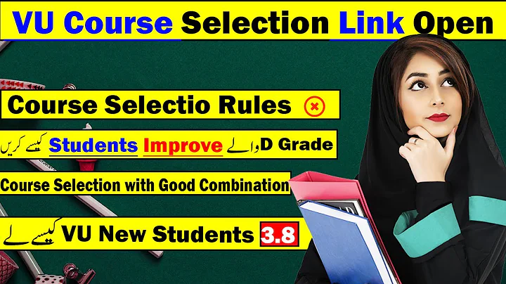 Course Selection Link Open VU - How to Selection F & D Grade Subject - Maximum Credits - Guideline P