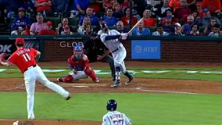 Carlos Correa hits a three run jack to open scoring