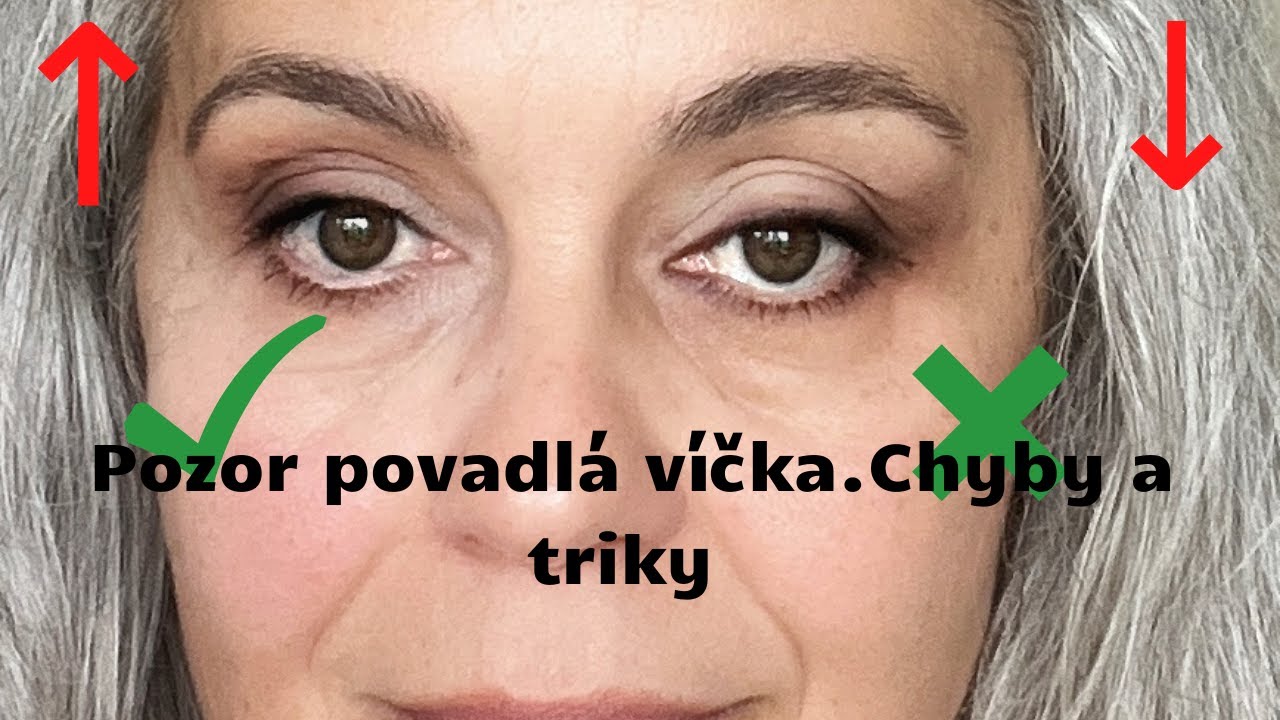 CHYBY PŘI MALOVANÍ POVADLÝCH VÍČEK U ZRALÉ PLETI