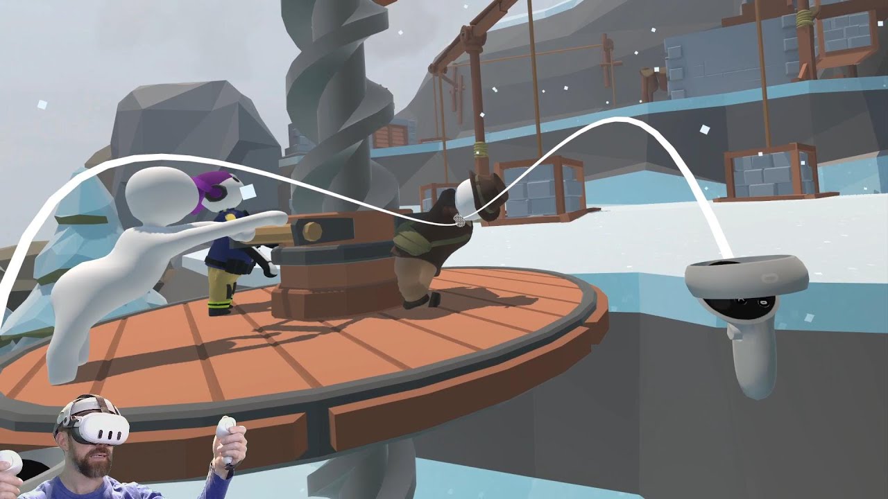 Vr Fall Human Fall Flat VR Multiplayer Gameplay - YouTube