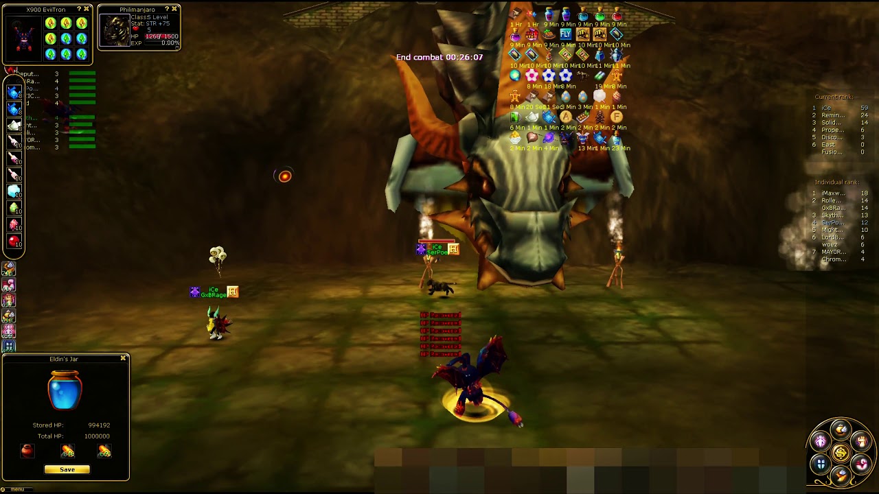 Flyff Tanuki Guild Siege (2019-03-02) SerPoe POV