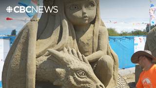 Vandals wreak havoc on Parksville, B.C., sand sculpting competition