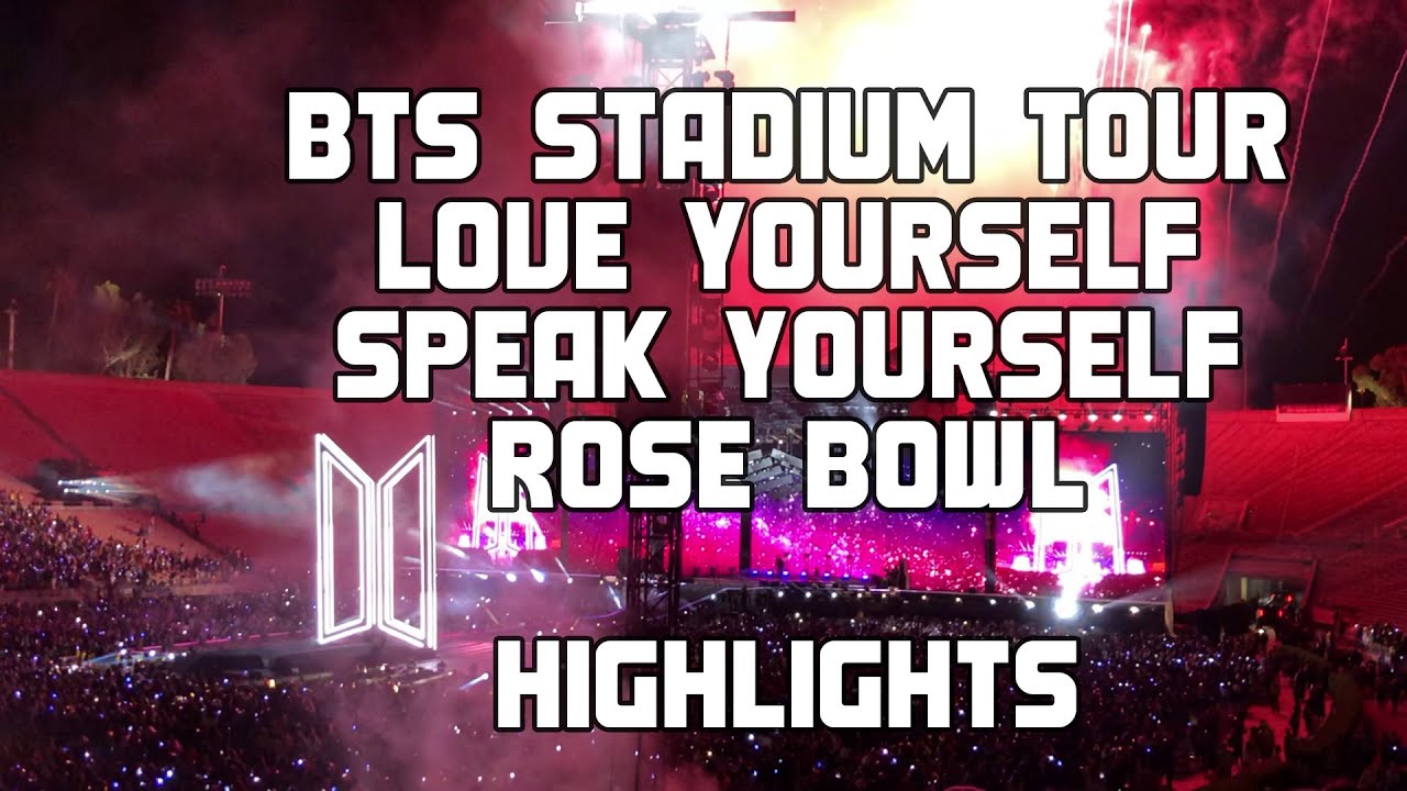 [190505 FANCAM] BTS Speak Yourself Concert at Rose Bowl - Full Concert Highlights