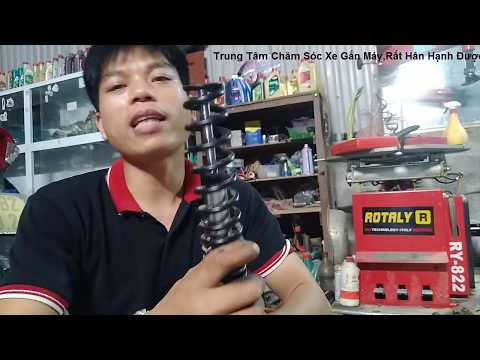 Chế vam giảm xóc -thay ti thụt cho xe máy