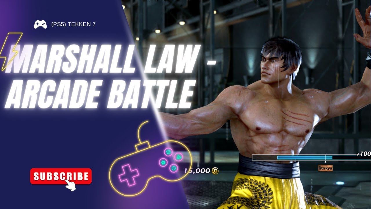 Let's Play #2: [PS5] TEKKEN 7 - Marshall Law (Arcade Mode) - YouTube