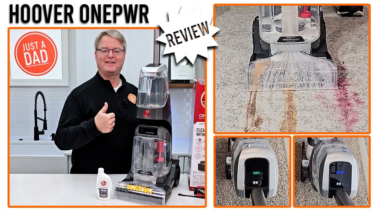 Hoover ONEPWR SmartWash Cordless Carpet Cleaner BH50700v  REVIEW