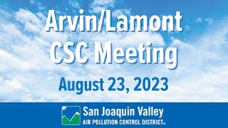 Arvin/Lamont CSC Meeting - 8/23/23 - English
