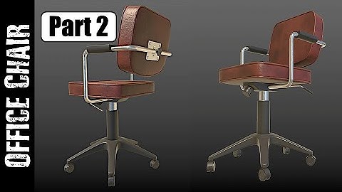 BLENDER/SUBSTANCE PAINTER: OFFICE CHAIR (PART 2)