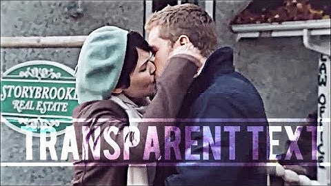 Text Effect #1 | Transparent Text - Sony Vegas