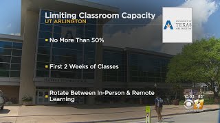 UT Arlington Plans To Limit Classroom Capacity For First 2 Weeks Of Fall Semester