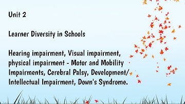 Creating an Inclusive School| Unit 2 | Part 2