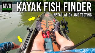 Lucky Fish Finder Testing & Installation UPDATE (Portable Kayak Fish Finder) | PART 2 of 2