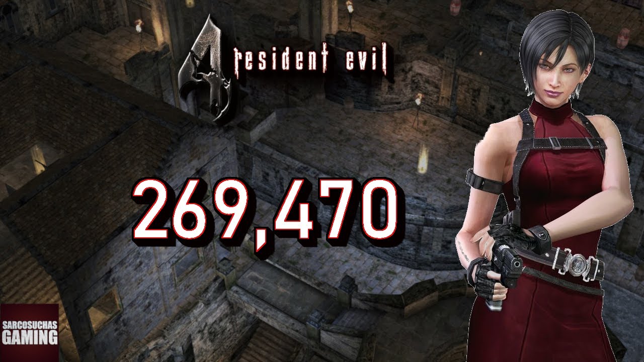 RE4 PC 60fps Mercenaries - Ada - Castle - 269,470