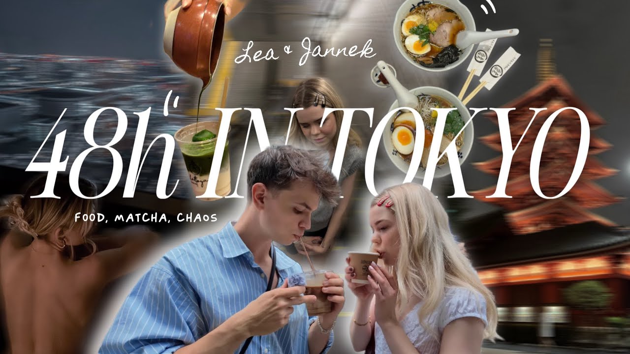 Lea & Jannek 48h allein in Tokyo… 🇯🇵food, matcha & einfach WIR! | lea pietsch