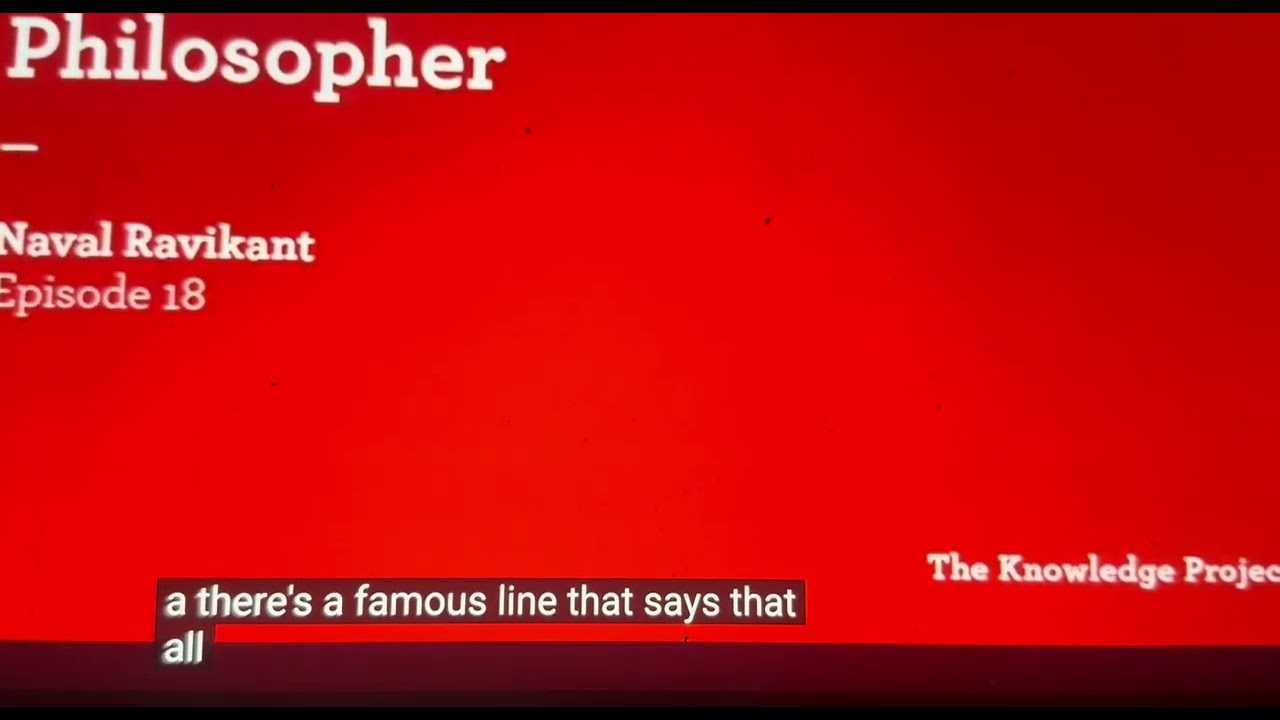 Naval Ravikant: Stop Being Your Thoughts (The Observer Mind)