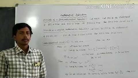 Mathematical Induction in Maths IA for EAMCET by E.M.Naidu