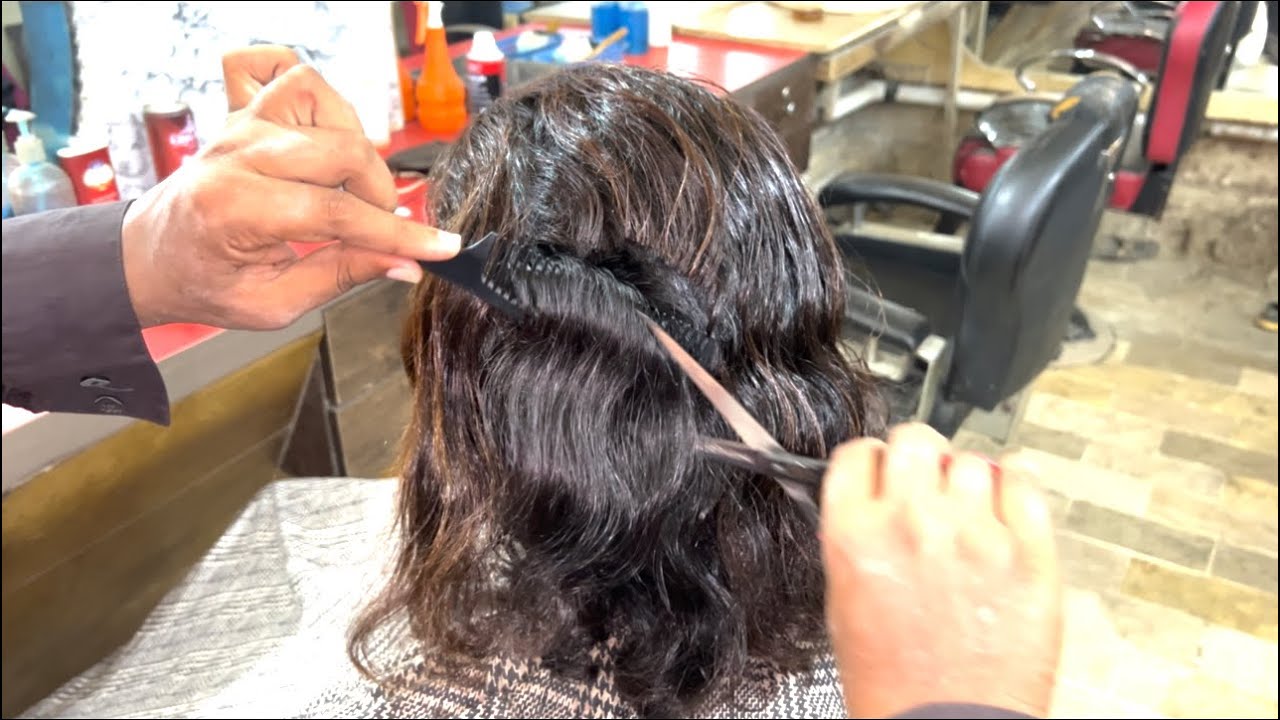 Relaxing ASMR Haircut – His Long Hair Gets a Fresh Look!”