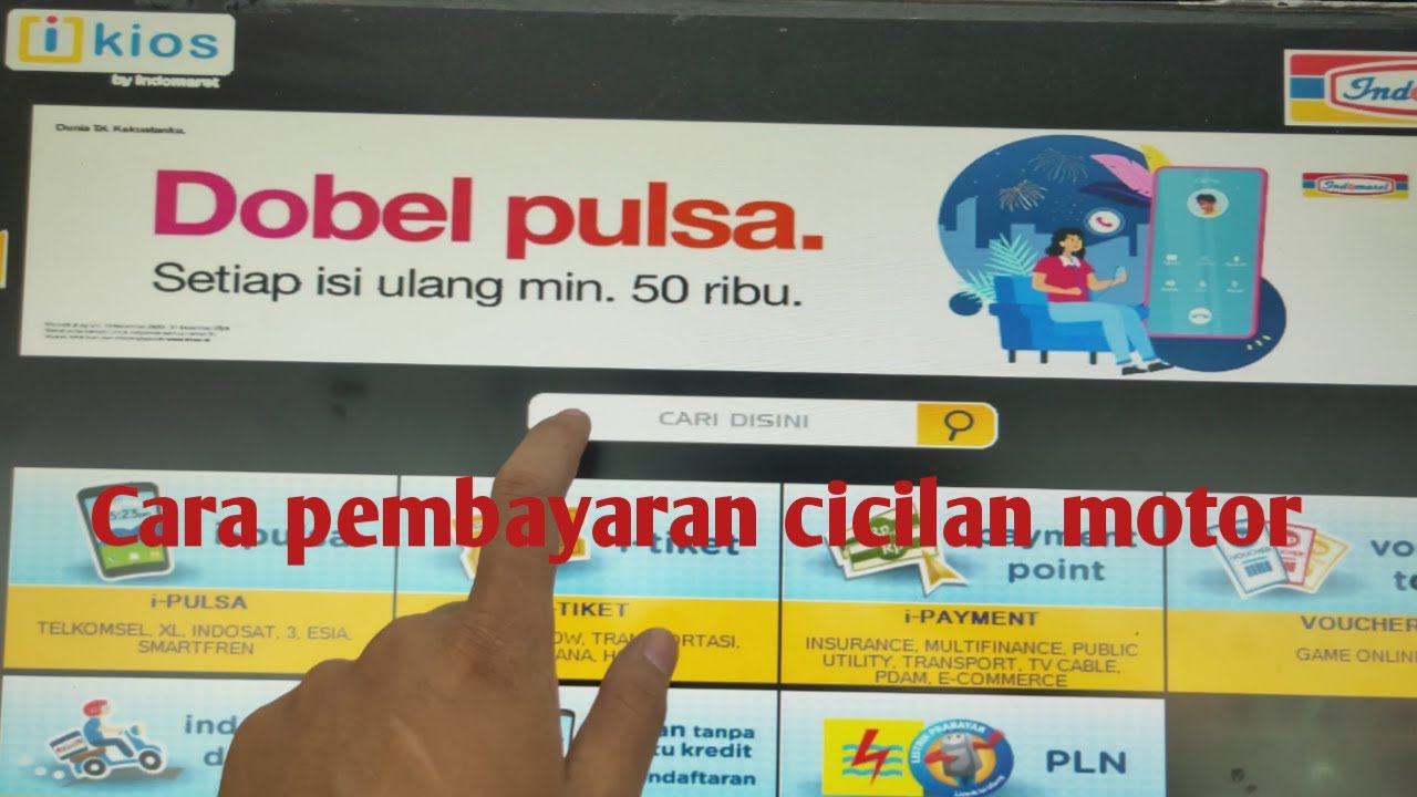 Cara bayar cicilan motor di Indomaret terbaru 2021 Bank Mega finance