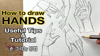 How To Draw Hands Useful Tips Tutorials Easy Way Part 1