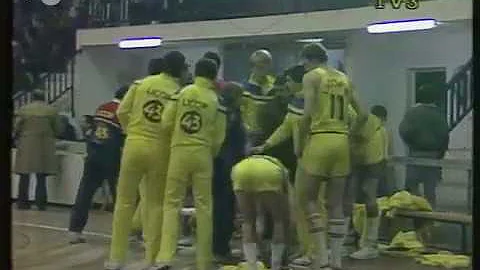 1/4 de Final de la Copa Korac 1984-85: Licor 43 Sa...