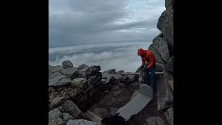 Vivac espectacular en la cima  #camping #montaña  #climbing #trekking