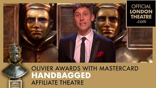 Handbagged wins Outstanding Achievement in Affiliate Theatre | Olivier Awards 2014 with Mastercard