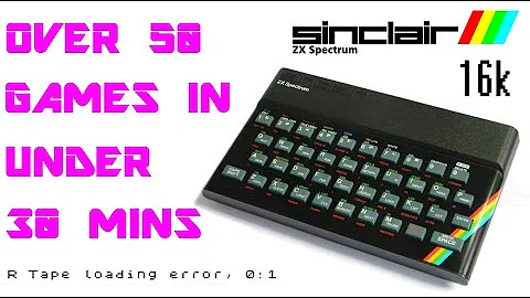 Over 50 Sinclair ZX Spectrum 16k Games In Under 30 Minutes