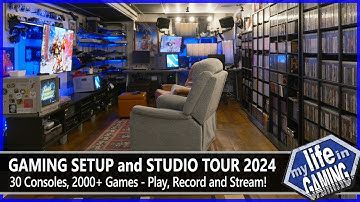 Gaming Setup and Studio Tour 2024 - How Coury Makes MLiG / MY LIFE IN GAMING