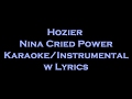 Hozier. Mavis Staples - Nina Cried Power Karaoke/Instrumental w Lyrics