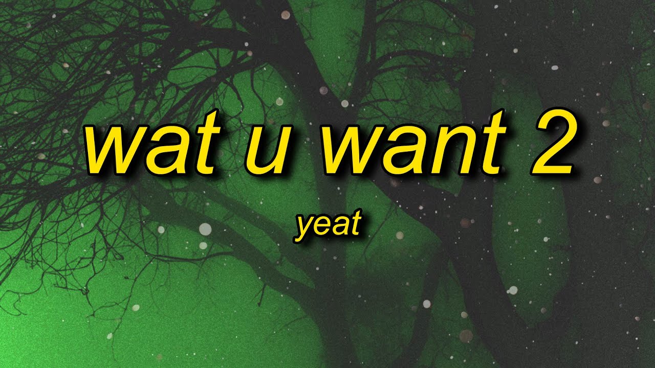 Yeat - Wat u Want 2 (Prod By Sky - Slowed) (Edit By Frans) 