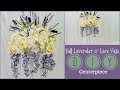 DIY Tall Lace Vase and Lavender Wedding Centerpiece| Tall Glam Centerpiece | DIY Tutorial