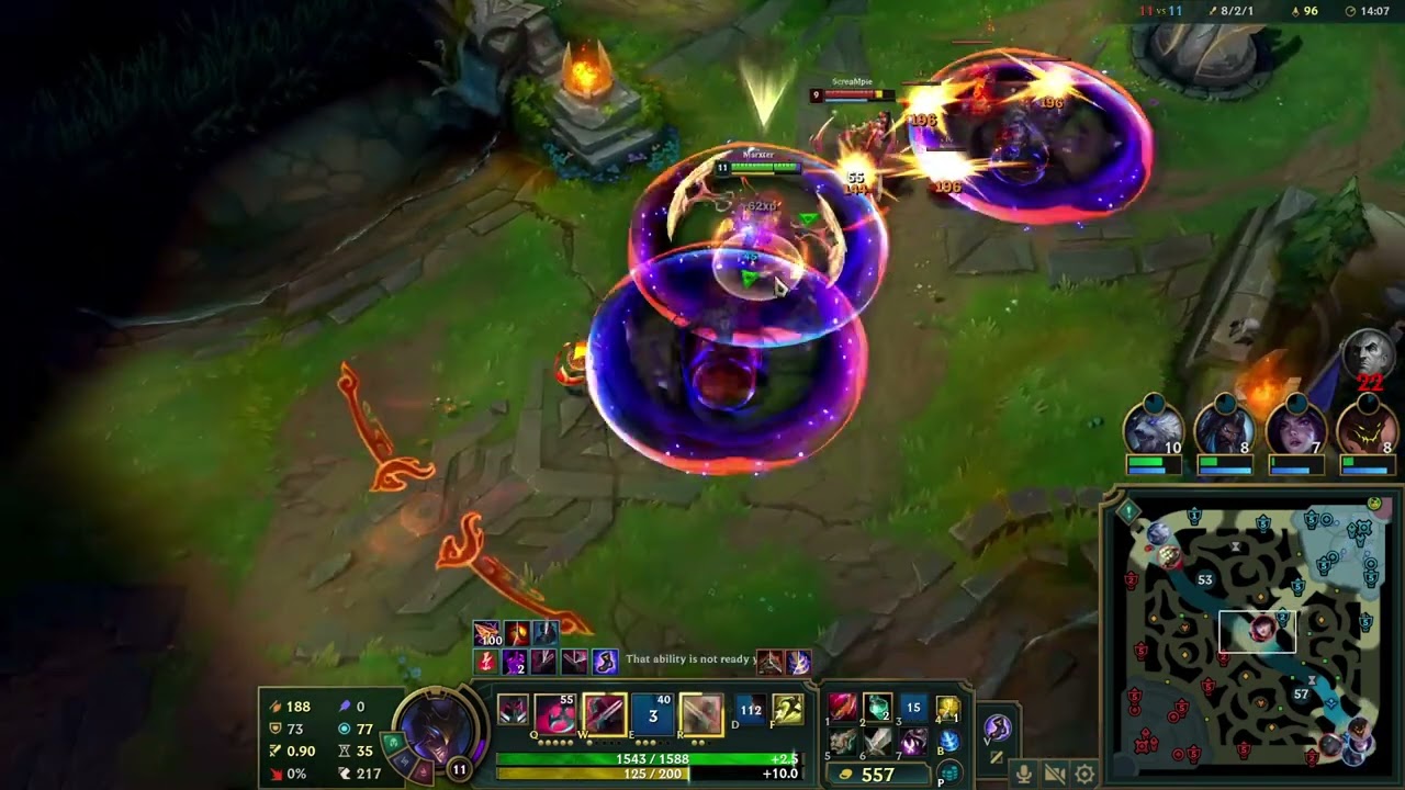 Highlight - League of Legends - Zed - 20/2/2 - 5v5 Ranked Solo - Win - 7:08pm