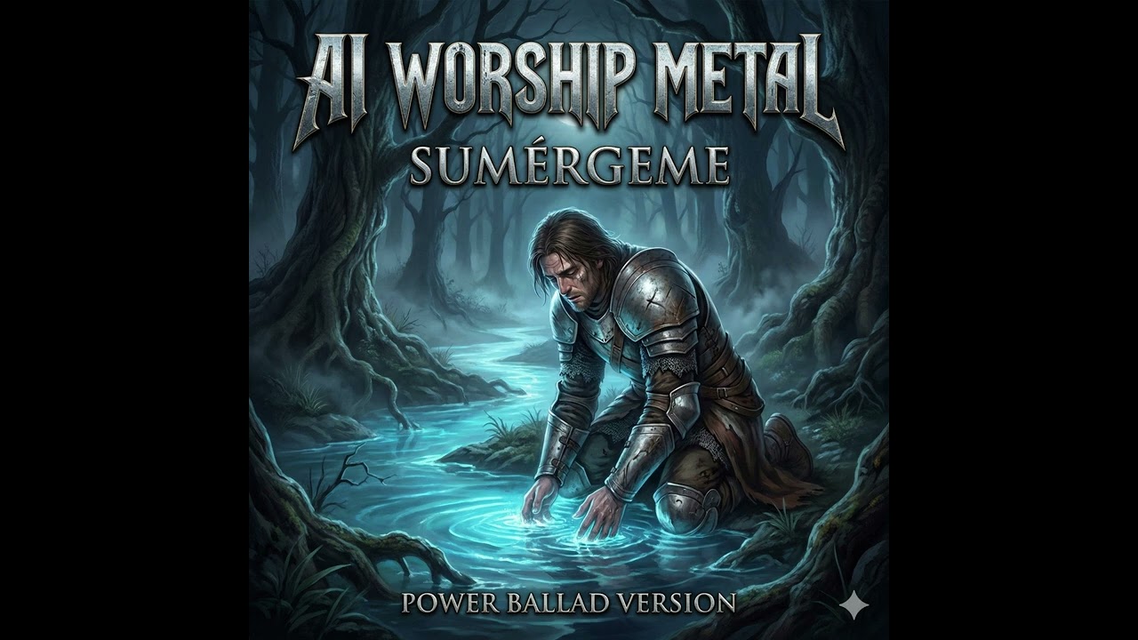 SUMÉRGEME (Letra Original) - Power Ballad Version | AI Worship Metal | Cover IA