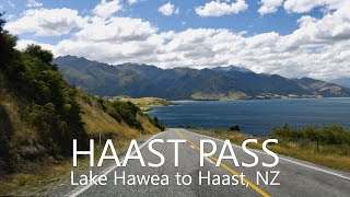 4K Scenic Drive | Lake Hawea to Haast, New Zealand