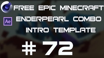 Free Epic Minecraft Enderpearl Combo Intro Template #72[Cinema 4D & After Effects]