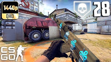 CSGO- 28 Kills Cache Short Competitive Full Gameplay #4! (No Commentary)