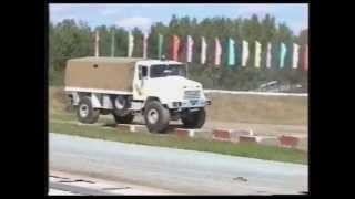 PLATFORM TRUCK KrAZ-5133.avi